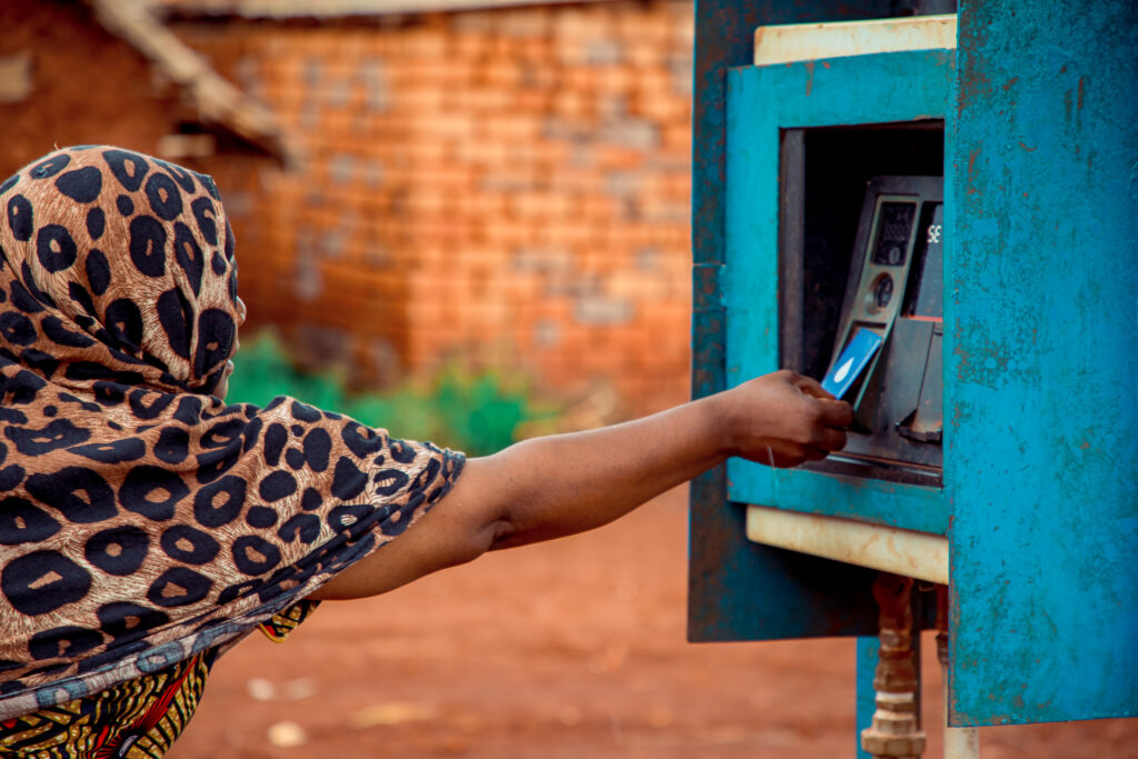 Fetching water from the AQtap