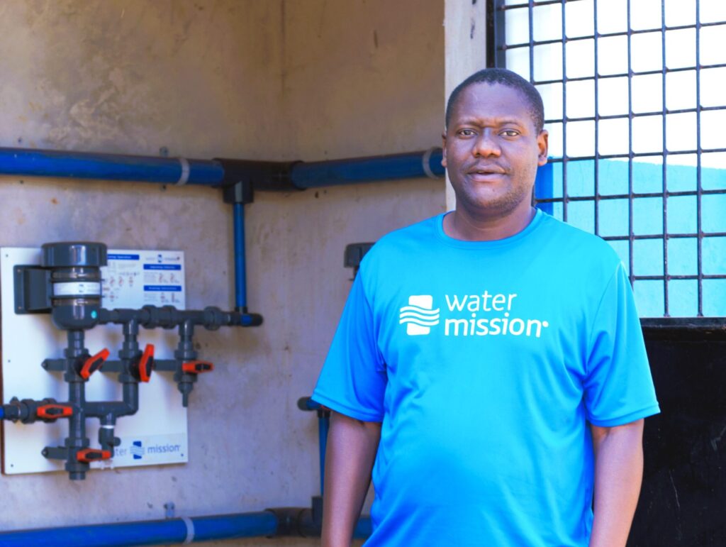 Water Mission Community Development Officer Yosia Kulanga