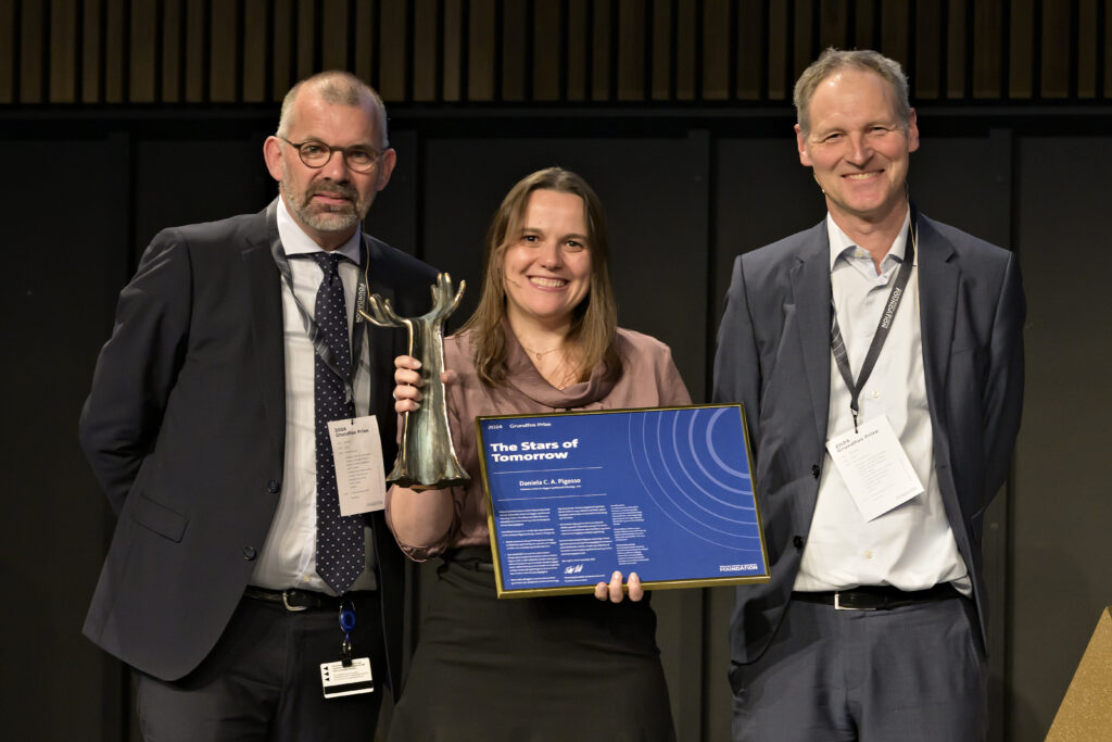 From Left: Foundation CEO Kim Nøhr Skibsted, Professor Daniela Pigosso, and Foundation Chairman Flemming Konradsen.